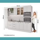 Ver imagem 7 de Armário de Cozinha Completa com Balcão Milla Clea Carraro Branco