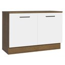 Ver imagem 1 de Balcão de Pia Cozinha 2 Portas (Com Tampo) Rustic/Branco Agata Madesa