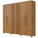 Ver imagem 2 de Guarda Roupa Millano 6 Portas Cinamomo - Benetil