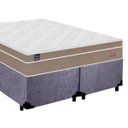 Ver imagem 5 de Cama Box Casal Bipartido Suede + Colchão Lis Molas Ensacadas Superpocket Plumatex 138cm – Suporta At