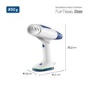 Ver imagem 2 de Passadeira a Vapor Portátil Dobrável Bivolt 200ml Vp-10-Db Branco/Azul - Mondial