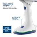 Ver imagem 5 de Passadeira a Vapor Portátil Dobrável Bivolt 200ml Vp-10-Db Branco/Azul - Mondial