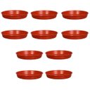 Ver imagem 1 de Kit 12 Pratos para Vaso Redondo Suporte para Planta 22x3,4cm