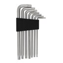 Ver imagem 1 de Jogo de Chave Torx Longa com 7 Chaves em Aço Cromo Vanádio com Furo - 1995 - Western Chave Torx Long