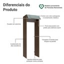 Ver imagem 3 de Porta-geladeira 73 Cm 1 Porta Basculante Rustic/cinza Lux Madesa