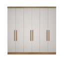 Ver imagem 2 de Modulo de Casal Safira para Guarda Roupa em MDF com 6 Portas e 8 Gavetas Una Mobília