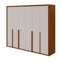 Ver imagem 2 de Guarda-roupa Casal Imperatore 6 Portas 6 Gavetas 100% Mdf 81668.282 Frassino/off White - Móveis Lopa