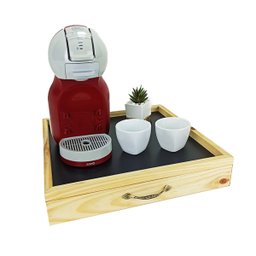 Bandeja Porta Cápsulas 41x40 Dolce Gusto Natural 36 Unidades - 3