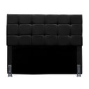 Ver imagem 2 de Cabeceira Cama Box Solteiro 90 Cm Naiara em Suede com Frame:preto