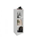 Ver imagem 2 de Estante de Livros 3 Nichos em Mdf Branco