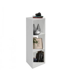 Estante de Livros 3 Nichos em Mdf Branco - 2