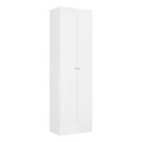 Ver imagem 1 de Armário Multiuso Sapateira THB Space com 2 Portas 5 Prateleiras