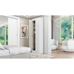 Armário Multiuso Sapateira THB Space com 2 Portas 5 Prateleiras - 5