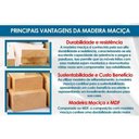 Ver imagem 3 de Mesa Multiuso Cozinha Elma Premium Madeira Maciça c/ Tampo Madeirado c/ Vidro 160x90cm Carvalho/