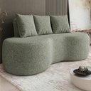 Ver imagem 2 de Sofa 2 Lugares Organico Ibiza 160 Cm Boucle Green Vazzano