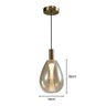 Lustre Pendente Skylight Thunder 4042 P Led Bivolt Bronze-conhaque - 3