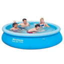 Ver imagem 2 de Piscina Inflável 2.300L 2,44m X 66cm Bestway Fast Set:Azul