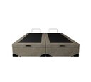 Ver imagem 2 de Cama Box Baú King Bipartido Acolchões Suede Bege 41x193x203