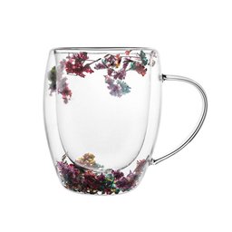 Caneca Parede Dupla de Vidro Borossilicato Fall 330ml - 2