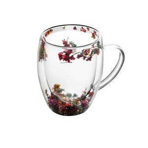 Caneca Parede Dupla de Vidro Borossilicato Fall 330ml