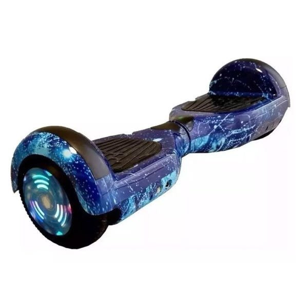Hoverboard Skate Elétrico Roda 6.5 Bluetooth LED Água Fogo Cor:Azul - 4