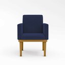 Ver imagem 4 de Kit 6 Poltronas Decorativa Reforçada Oferta - Balaqui Decor Cor:Azul Marinho