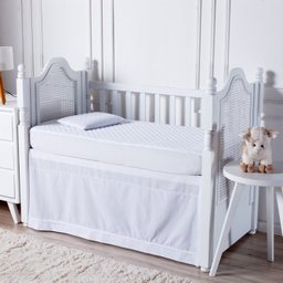 Protetor Colchão Berço Impermeável Matelado 01 Peça - Branco Enxovais Aquarela - 1