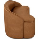 Ver imagem 6 de Sofá 4 Lugares Curvo Sala de Estar Living Lótus D02 Couríssimo Whisky 230 Cm B-90 - Lyam Decor
