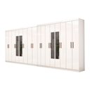 Ver imagem 3 de Closet Casal Duplo Rubi Premium 16 Portas C/espelho 8 Gavetas