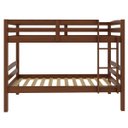 Ver imagem 6 de Cama Beliche Suspenso Solteiro Madeira MDF com Grade:Castanho Claro