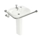 Ver imagem 4 de Barra de proteção para lavatório em L de aço inox - Barracerta