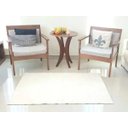 Ver imagem 1 de Tapete Algodão Par Sala/Quarto - 1,00 x 1,50 - Cor Cru Pelo Baixo