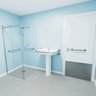 Chapa para proteção de porta de banheiro PNE em aço inox MEDIDA 80X40 - Barracerta - 3