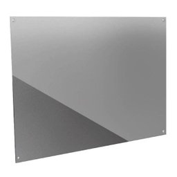 Chapa para proteção de porta de banheiro PNE em aço inox MEDIDA 80X40 - Barracerta - 1
