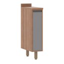 Ver imagem 1 de Balcão de Cozinha com Tampo 20 Cm 1 Porta de Abrir 1 Prateleira Isa Luciane Móveis