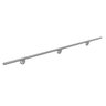 Barra de piso para proteção de balcão de aço inox  medida 1 metro com Ponteira Reta - Barracerta - 1