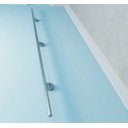 Ver imagem 2 de Barra de piso para proteção de balcão de aço inox  medida 1 metro com Ponteira Reta - Barracerta