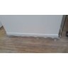 Barra de piso para proteção de balcão de aço inox  medida 1 metro com Ponteira Reta - Barracerta - 4