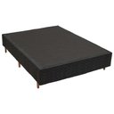 Ver imagem 5 de Cama Box Queen: Colchão Molas Ensacadas Polar Serenatta + Base Crc Rústico Black (158x198)