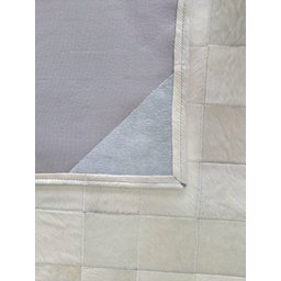 Tapete de Couro Natural Premium Branco 2,00 X 1,50 M - 3