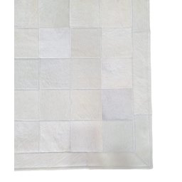 Tapete de Couro Natural Premium Branco 2,00 X 1,50 M - 2