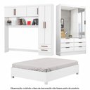 Ver imagem 1 de Guarda Roupa Casal Modulado Sevilha 5 Portas 8 Gavetas Premium com Cama Casal Carioca Móveis
