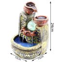 Ver imagem 2 de Fonte De Água Cascata 3 Quedas Decoração Em Resina - 220V