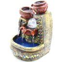 Ver imagem 5 de Fonte De Água Cascata 3 Quedas Decoração Em Resina - 220V