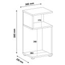 Ver imagem 3 de Mesa Lateral 2 Nichos Toy Artely