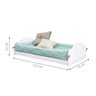 MIni Cama Berço Zahir Branco Acetinado - 3