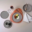 Ver imagem 3 de Jogo 6 Xícaras Chá com Pires Porto Brasil 170ml Bio Shimeji Mesa Posta Casa Cozinha
