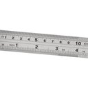 Ver imagem 2 de Escala Graduada de Aço Inoxidável - Cap. 500mm/20 - Dimensões 500 X 28 X 1mm - Ref. 600.005