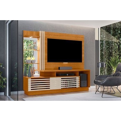 Home Theater Frizz Plus Cinamomo/off White – Madetec Móveis
