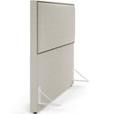 Ver imagem 7 de Cabeceira Box Casal Com Tachas 140 cm Vicenza L02 Bouclê Creme - Lyam Decor